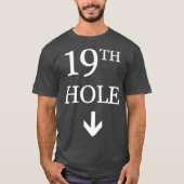 19e pijl-omlaag Golf T-shirt (Voorkant)