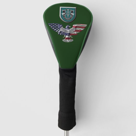 19e Special Forces Group (Airborne) Veteraan Golfheadcover (Voorkant)