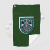 19e Speciale Forces Group (Airborne) Insignia Golfhanddoek (Insitu)