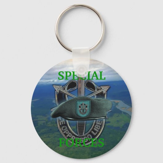 19e speciale groep groene berets Sleutelhanger (Voorkant)
