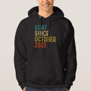 19e verjaardag 19 jaar oude geit sinds oktober 200 hoodie