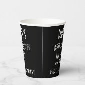 19e verjaardag: Art Deco Style + aangepaste naam Papieren Bekers (Rechts)