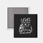 19e verjaardag cadeau 19 jaar oude geschenken 19e magneet (Voorkant / Achterkant)