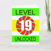 19e verjaardag computergamer kaart (Voorkant)