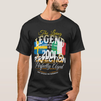 19e Verjaardag De Legende Sinds 2001 Quarantaine S T-shirt