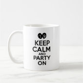 19e verjaardag design koffiemok (Links)
