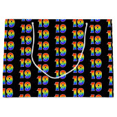 19e verjaardag: Fun Rainbow Event Nummer 19 Patroo Groot Cadeauzakje (Voorkant)