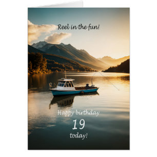 19e verjaardag Gevist vanaf een boot