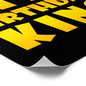 19e verjaardag Gift voor 19-jarige verjaardag koni Poster (Hoek)