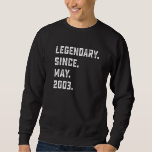 19e verjaardag legendarisch sinds mei 2003 19 jaar trui