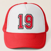 19e verjaardag Trucker Hat Trucker Pet (Voorkant)