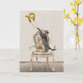 19e verjaardag van de luchtballonnen en tablet-pc kaart (Gele Bloem)