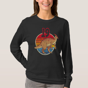 19e verjaardag van Parasaurolophus I Familie Match T-shirt