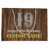 19e verjaardag: Western geïnspireerde kijk in het  Groot Cadeauzakje (Achterkant)