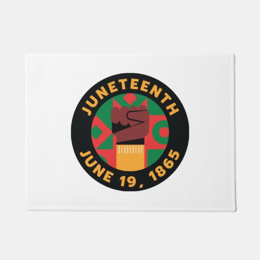 19e viering van vrijheid en vrijheid deurmat (Voorkant)