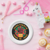 19e viering van vrijheid en vrijheid papieren bordje (Feest)