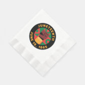 19e viering van vrijheid en vrijheid servet (Hoek)