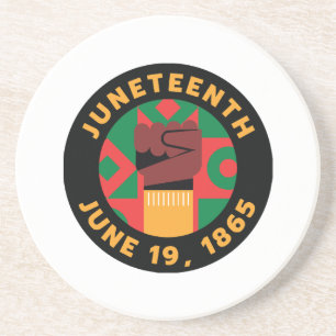 19e viering van vrijheid en vrijheid zandsteen onderzetter