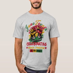 19e, Viering van zwarte vrijheid T-shirt