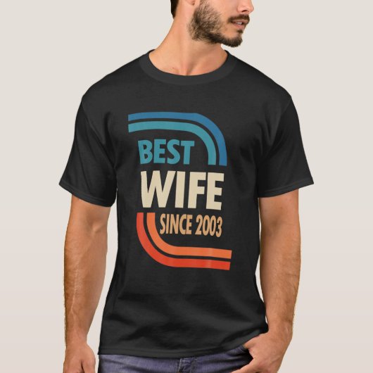 19e weddenschap Jubileum voor haar - Beste vrouw s T-shirt (Voorkant)