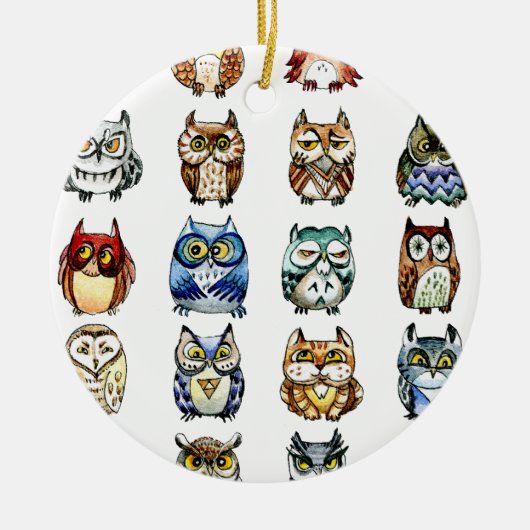19Eigenaren en 1Cat Keramisch Ornament (Voorkant)