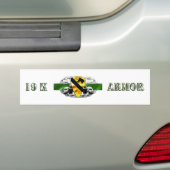 19K 1e Cavalry Division Bumpersticker (Op auto)