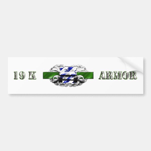 19K 3RD infanteriedivisie Bumpersticker (Voorkant)