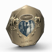 19th/8th Brons (Kleur) Foto Bruiloft Jubileum (Links)