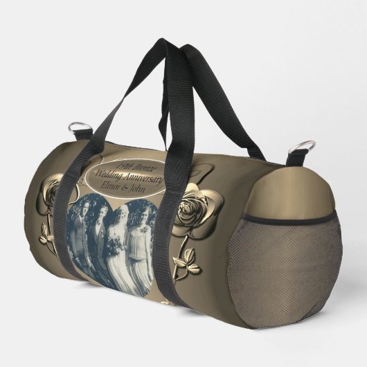 19th/8th Brons (Kleur) Foto Bruiloft Jubileum Plunjezak (Rechterhoek)