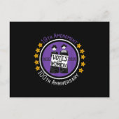 19th Amendment XIX Suffragette 100 yrs Anniversary Aankondigingskaart (Voorkant)