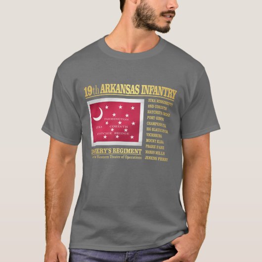 19th Arkansas Infantry (BA2) T-shirt (Voorkant)