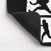 19th Birthday Retro American Football 19 Years Old Muismat (Hoek)