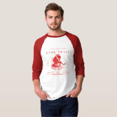 19th C. Marks Twains Jumping Frog, red T-shirt (Voorkant volledig)