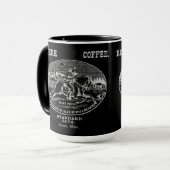 19th C. Revere Coffee of Boston, grijs Mok (Voorkant links)