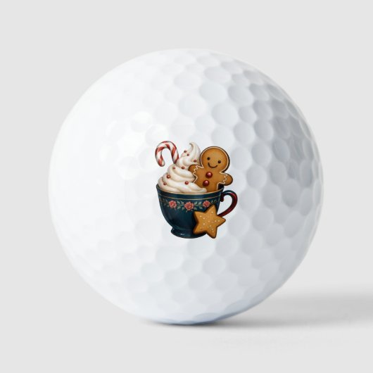 19th Hole a' Waiting! Gingerbread Golfballen (Voorkant)