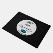 19th Hole Bar Gepersonaliseerde Golf Ball Design B Deurmat (Schuin)