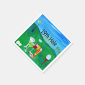 19th hole golf servetten (Hoek)