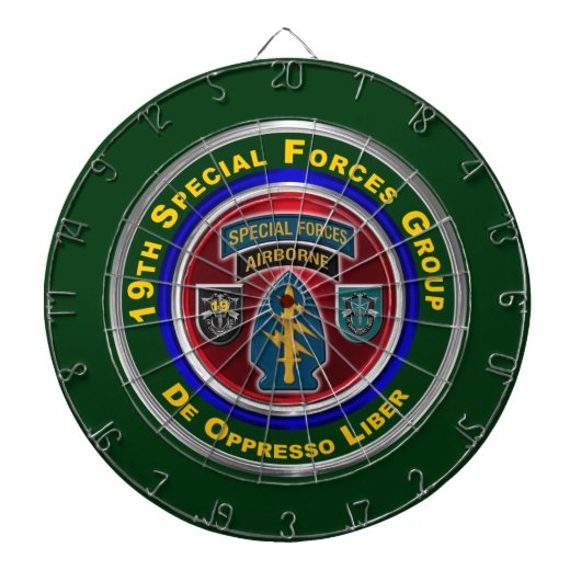 19th Special Forces Group Airborne Dartbord (Voorkant)
