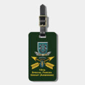 19th Special Forces Group Bagagelabel (Voorkant verticaal)