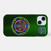 19th Special Forces Group iPhone 15 Case (Achterkant horizontaal)