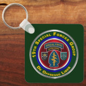 19th Special Forces Group Sleutelhanger (Voorkant)