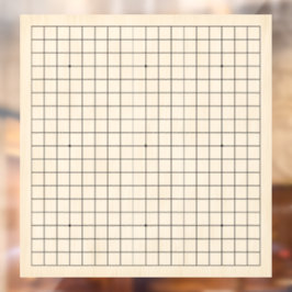 19x19 Goban Bord Cling Decal