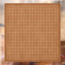 19X19 Goban met Witte Lijnen Decal