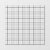 19x19 Goban Vierkante Versie  Cling Raamsticker (Vel)