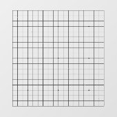 19x19 Rechthoekige Goban 200% Verstelbare Cling Raamsticker (Vel)