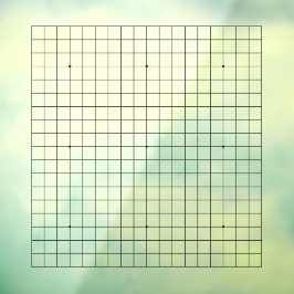 19x19 Rechthoekige Goban 200% Verstelbare Cling Raamsticker