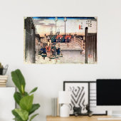 1. 日 橋, 広 Nihonbashi, Hiroshige, Ukiyo-e Poster (Thuiskantoor)