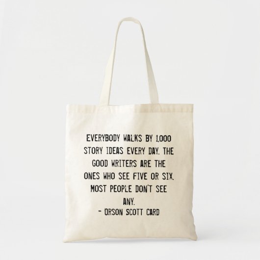 1.000 dagelijkse ideeën tote bag (Voorkant)