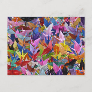 1.000 Origami Paper Cranes Briefkaart