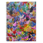 1.000 Origami Paper Cranes-laptop Notitieboek (Voorkant)